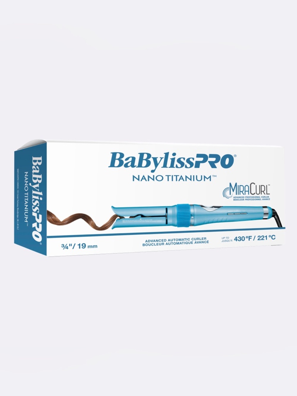 BaBylissPRO Nano Titanium MiraCurl Automatic Curler